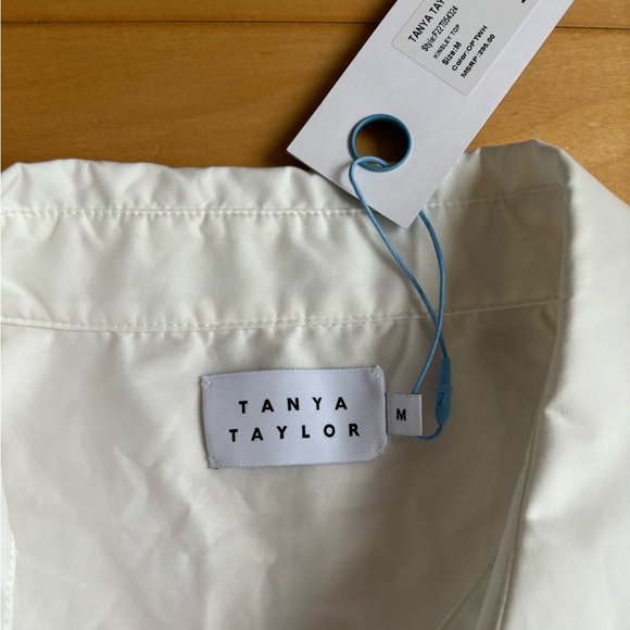 NWT Tanya Taylor Kinsley Puff-Sleeve Button Down Shirt - Picture 9 of 13